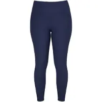 Studio Untold - Dames - Geribbelde legging strakke pijpen elastische tailleband - Nachtblauw - Maat 54+