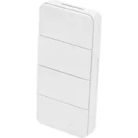Shelly BLU RC Button 4 ZB | 4-Knops Schakelaar | Zigbee | Wit