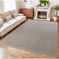 Muratap Vivant japandi art vloerkleed laagpolig effen beige- 200x290 cm