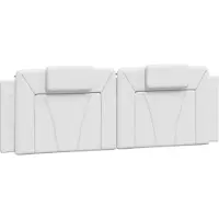 vidaXL Hoofdbordkussen "Viana" 160 cm kunstleer wit