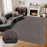 Muratap Comfy premium luxe effen vloerkleed wasbaar uni 200x290 cm