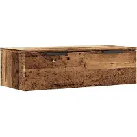 vidaXL Wandkast 68x30x20 cm bewerkt hout artisanaal eikenkleurig