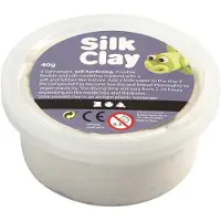 Creative Labs Silk Clay modelleerklei, wit, 40 gram
