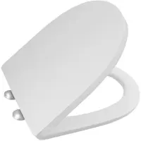 Bruckner Leon Wc zitting, Slim, Soft Close, Easy Take, wit