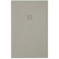 ZEZA Grade Douchevloer - 180x100cm - antislip - antibacterieel - mineraalmarmer - rechthoek - mat new pearl (beige) 400000000000019854