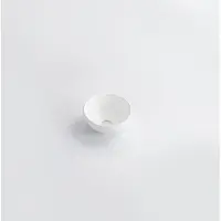 Qeramiq Dely Waskom - 20x20x9cm - rond - keramiek - mat wit