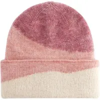 Beechfield Soft Wave Beanie - Rose Pink/Peach/Vanilla - One Size