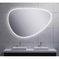 Wiesbaden Spiegel uovo organisch dimbaar led verlichting condensvrij 140 cm