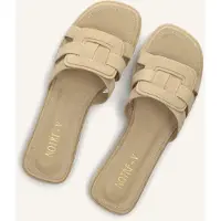 Notre-V Dames Slippers 9672la - Beige - Maat 38