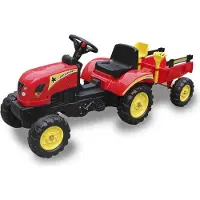 DevesSport Pedal Tractor Rood 3 Years Kinderen