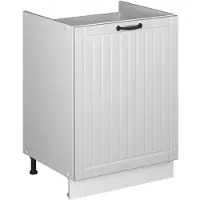 Vicco Wastafelkast Fame-Line, Wit Landhuis/Wit, 60 cm
