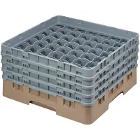 Cambro Camrack vaatwaskorf met 49 compartimenten max. glashoogte 21,5cm