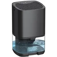 INF Efficiënte luchtontvochtiger voor thuis - 1000ml - Zwart