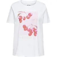 ONLY Carvivibe T-shirts Dames Wit S-42/44