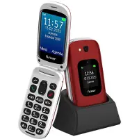 Funke FUNE350R mobiele telefoon 7,11 cm (2.8") 116 g Rood Seniorentelefoon