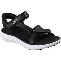 SKECHERS SLIP-INS GOLF SANDAL 123160-BKW, 123160-BKW, Female, Multicolor