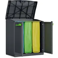 Keter Moby Recycling Kliko - Vuilbakken buiten - 3x110L (3 stuks)