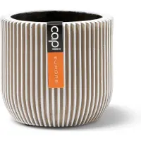 Capi Europe Bloempot Groove Crème D 14,5 H 13 Cm