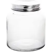 Vogue glazen voorraadpot met schroefdeksel 330ml (6 stuks)