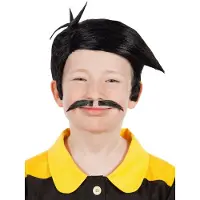 Maskworld The Daltons Pruik & Baard Voor Kinderen - Halloween