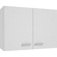 Deftrans Wandkast Keuken 80 cm - mat wit - 2 deuren