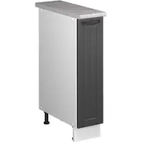 Vicco Apotheekkast Fame-Line, Donkergrijs/Wit, 20 cm, WB Marmer