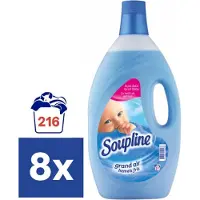 Soupline Hemel Fris Wasverzachter (Voordeelverpakking) - 8 x 1.9 l (216 wasbeurten)