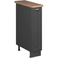Vicco Apotheekkast Fame-Line, Anthrazit-Gold Landhaus/Antraciet, 20 cm, WB Eik