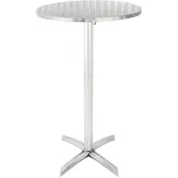 Bolero ronde statafel met kantelbaar RVS blad