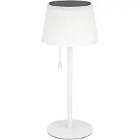 Eglo Scordiano Tafellamp - Oplaadbaar (tot 22 uur licht) - Solar - 38 cm - Wit - Draadloos - Binnen en Buiten - Trekschakelaar