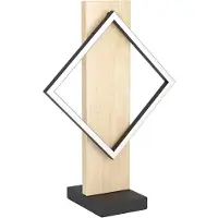 Eglo Design tafellamp Boyal zwart met hout