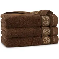 Zwoltex RONDO 2 Handdoek 70x140cm - Egyptisch Katoen, Bruin