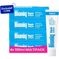 Bioniq Repair Tandpasta met Hydroxyapatiet – Herstelt Tandglazuur | 4x100ml | Voordeelverpakking