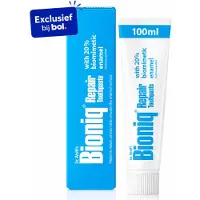Bioniq Repair Tandpasta | Met biomimetisch tandglazuur (hydroxyapatiet) | Helpt het oppervlak van het tandglazuur te herstellen 1x 100ml