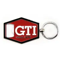 Brisa VW Collection – Volkswagen nyckelring, nyckelringstillbehör med ölöppnare i GTI-design (svart)