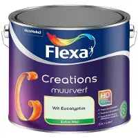 Flexa - Creations Muurverf Extra Mat - Wit Eucalyptus - Mengverf - 2,5 L