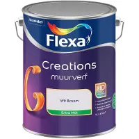 Flexa - Creations Muurverf Extra Mat - Wit Braam - Mengverf - 5 L
