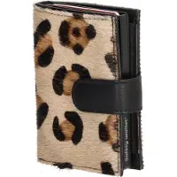 Hide & Stitches Wallowa Safety Wallet - 100% Leer - Luipaard