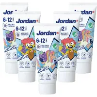 Jordan Tandpasta Junior 6-12 jaar - 5 x 50ml - Voordeelverpakking