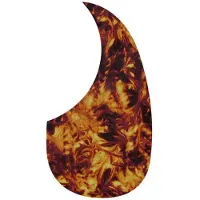 Boston AG-100-MY Slagplaat Akoestische Gitaar Druppelvormig - Marble Yellow