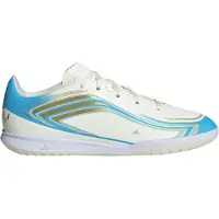 Adidas Performance F50 junior voetbalschoenen - zand/blauw Beige Jongens/Meisjes Imitatieleer - maat 33