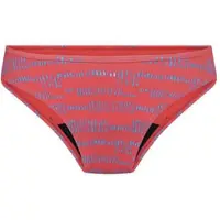 Moodies Undies menstruatie bikinibroekje medium/heavy rood Meisjes Nylon - maat 164-170