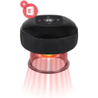 Nuvance Elektrische Cupping Cups – 12 Standen & Temperaturen – 18,1 x 13,5 x 8,9 cm – Zwart