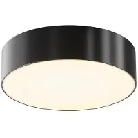 Maytoni LED buiten plafondlamp Zon, zwart, Ø 22 cm, 3.000 K metaal Zon, zwart, Aluminium, Modern, LED plafondlamp