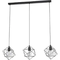 Eglo Straiton - Hanglamp - E27 - 90,5 cm - Zwart