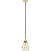 Eglo Gouden hanglamp Tarbes Ø 17,5cm