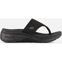 SKECHERS Teenslipper 'Go Walk Arch Fit 2.0 Sandal - Carrie' zwart