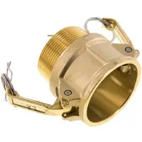 Tameson Camlock DN 50 (2'') Koppeling MessingR 2'' met buitendraad Type B MIL-C-27487