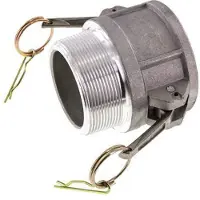 Tameson Camlock DN 60 (2 1/2'') Koppeling AluminiumR 2 1/2'' met buitendraad Type B MIL-C-27487