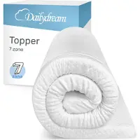 Nivion Matrastopper 160x200 cm – Koudschuim – 7 zones – Stevig ligcomfort – 4 cm – Topper